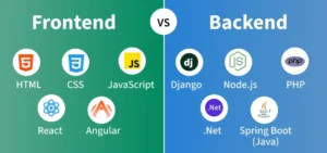 frontend vs backend development 
